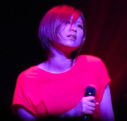 Ayaka perfoming in Matsuyama during her 2012 tour.tiff