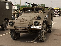 Egy lengyel BTR–40-es