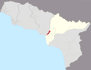 Bagbaran na mapě
