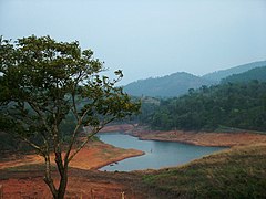 ബാണാസുർസാഗർ റിസർവയറിന്റെ ദൃശ്യം