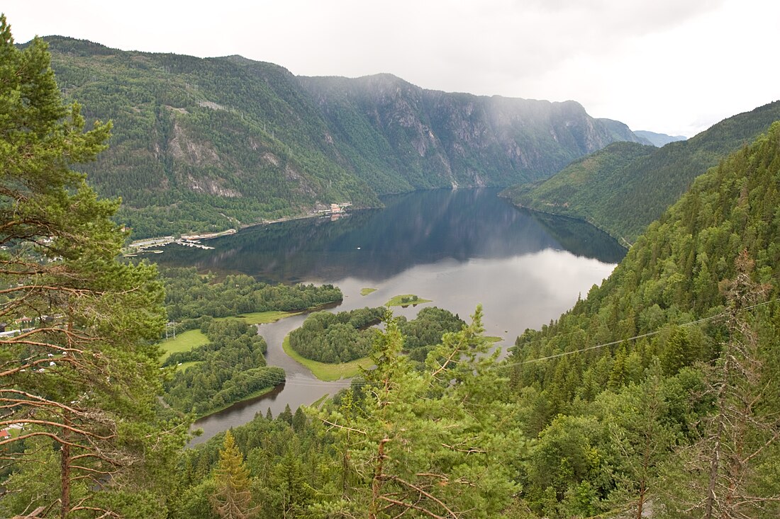 Liste over innsjøer i Vestfold og Telemark