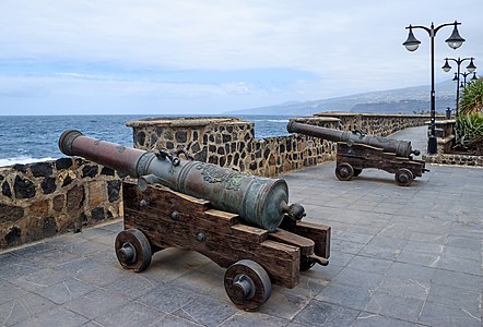 Cannon Batería Santa Bárbara Puerto de la Cruz Tenerife