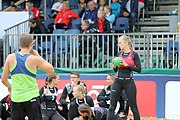 Deutsch: Beachhandball Europameisterschaften 2019 (Beach handball Euro); Tag 5: 6. Juli 2019 – Frauen, Platzierungsspiel für die Ränge 9–12, Deutschland-Polen 2:1 (22:23, 19:16, 7:6) English: Beach handball Euro; Day 5: 6 July 2019 – Placement Match/Cross Match for rank 9–12 Women – Germany-Poland 2:1 (22:23, 19:16, 7:6)