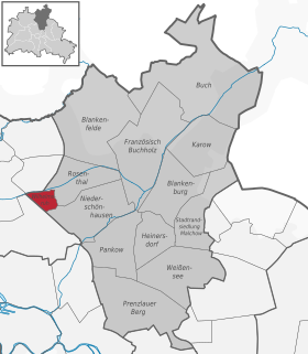 Localização de Berlin-Wilhelmsruh