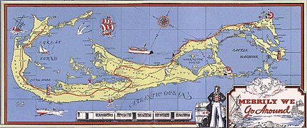 Карта Бермудської залізниці
