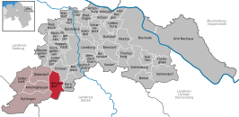 Kaart van Betzendorf (Nedersaksen)