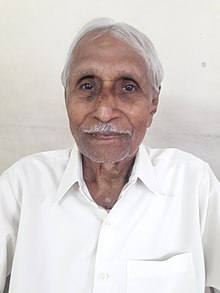 Trivedi in seinem Haus in Gandhinagar; Oktober 2018