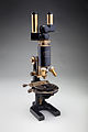 Binocular compound microscope, Carl Zeiss, 1914; featured picture