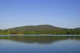 Black Mountain viewed from Lake Burley Griffin