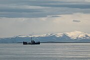 Boat on lake Sevan. Photograph: Vladimir Pankratov