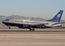 United-Boeing 737 in der Shuttle by United Lackierung (Ende 1990er)