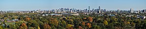 Boston skyline from Mount Auburn October 2014 panorama.jpg