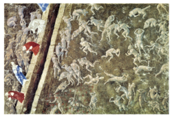 botticelli mappa dellinferno painting