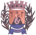 Brasão do município de Iaras, no estado brasileiro de São Paulo. "Iara" vem do tupi 'y-îara, "senhora da água".