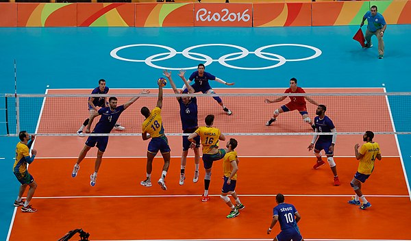 Volleyball has been part of the Summer Olympics since 1964.