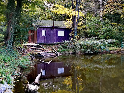 Hut in Bratislava City Forest, Slovakia.