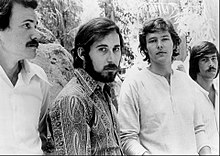 Robb Royer (second from left) as part of the band Bread in 1971 Bread 1971.JPG