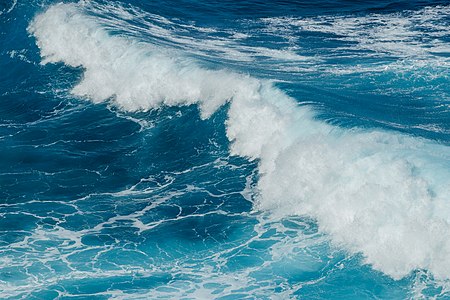 Breakers at the coast of Porto Moniz Madeira