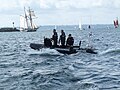 Les Tonnerres de Brest 2012 : La gendarmerie maritime patrouille en rade abri