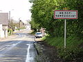 Brissy-Hamégicourt (Aisne) city limit sign.JPG