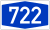 Bundesautobahn 722 number.svg