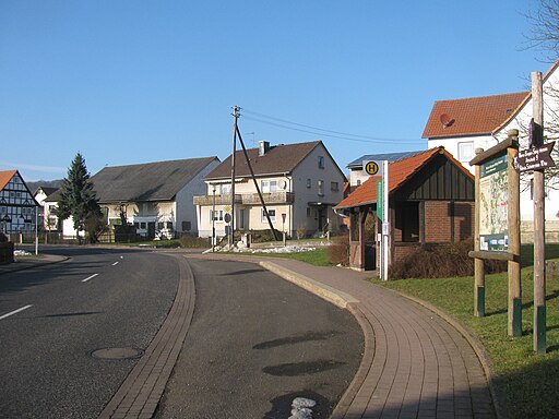 Bushaltestelle Rittmannshausen, 1, Rittmannshausen, Ringgau, Werra-Meißner-Kreis