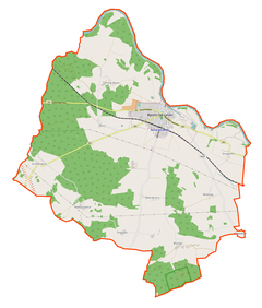 Mapa lokalizacyjna gminy Bytom Odrzański