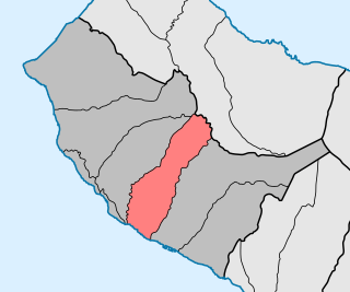 Localização no município de Calheta (Madeira)