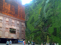 Pflanzenwand am CaixaForum Madrid, 2007