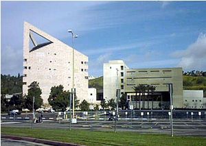 A common landmark for the Cal Poly campus is the CLA building, which was designed to be facing towards the North Star.