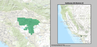 <span class="mw-page-title-main">California's 41st congressional district</span> U.S. House district for California