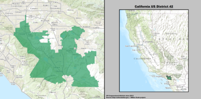 Distrito 42 del Congreso de los Estados Unidos de California (desde 2013) .tif
