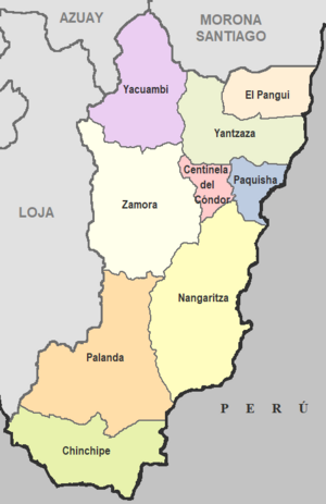 Provincia De Zamora Chinchipe: Historia, Geografía, Gobierno y política