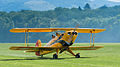 eine Casa Jungmann 1.131 auf dem Taxiway zum Start