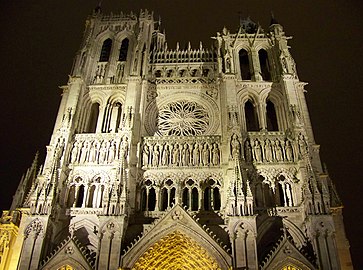 Facade by night