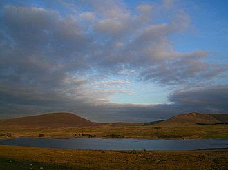 Northwest end of the Cauldstane Slap