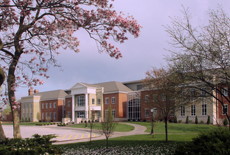 Dedicated in 2013, Monmouth College's Center for Science and Business Center for Science and Business - Spring 2013.png