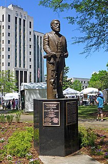 Statue of Charles Linn Statue in Birmingham, Alabama