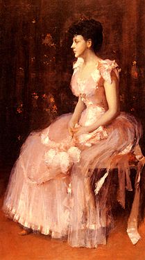 Ritratto di una signora in rosa