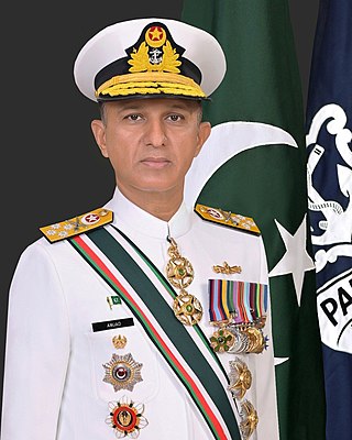 <span class="mw-page-title-main">Amjad Khan Niazi</span> 17th Naval Chief of Pakistan