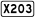 China County Road X203.svg