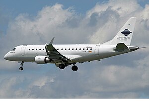 Embraer 170 de Cirrus Airlines.