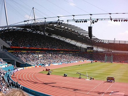 The City of Manchester Stadium during the Games
