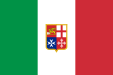 Civil Ensign of Italy (since 1947) (Cross patonce)