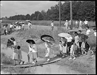 Zavírání Jerome Relocation Center, Denson, Arkansas