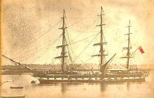 The semi-clipper Clyde (1860) 1,151 tons Clyde1860.jpg