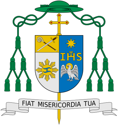 Coat of Arms of Oscar Florencio, Military Ordinariate.svg