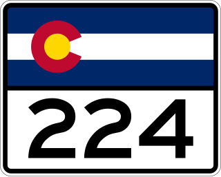 <span class="mw-page-title-main">Colorado State Highway 224</span> State highway in Adams County, Colorado, United States