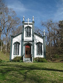 Confederate Memorial Chapel at Grand Gulf Cemetery, Grand Gulf Military State Park Confederate Memorial Chapel at Grand Gulf Military State Park.jpg