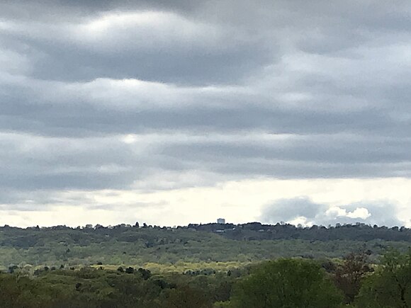 Mountains, seen from Bristol, near the Burlington border